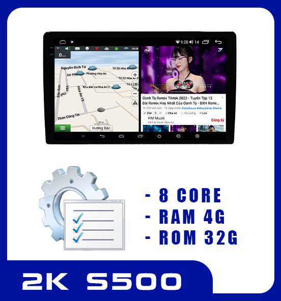 Màn Android 2K S500